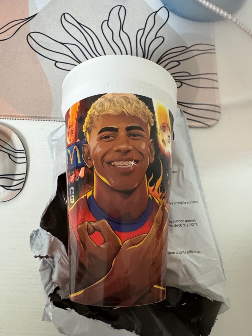 ⚽️ FIFA LAMINE YAMAL MCDONALD CUP AND PANINI STICKER INCLUDED⚽️